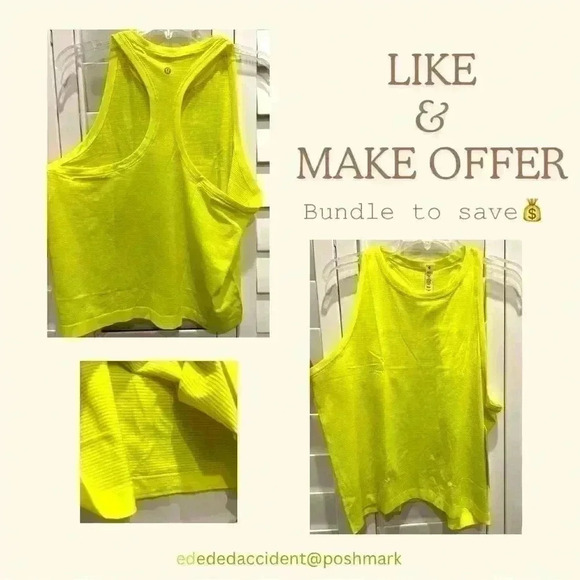 Lulu🍋lemon-Swiftly Tech High Neck Tank 2.0  *Race - Picture 1 of 3